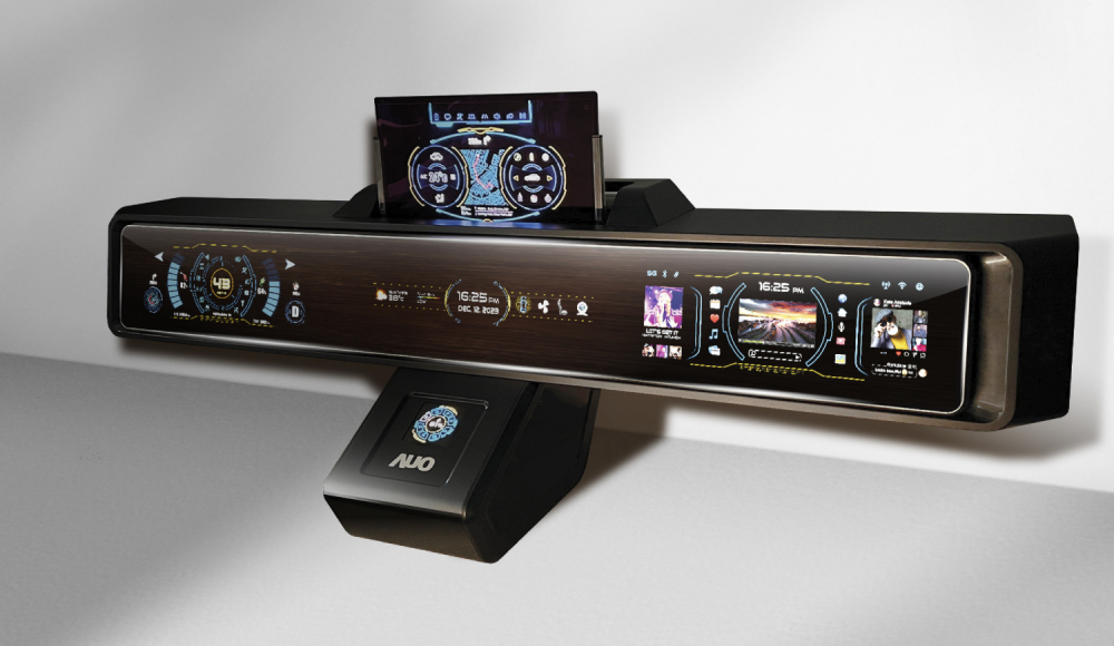 大发平台Micro LED沉浸式车舱显示方案结合 可卷式、可伸缩的Micro LED应用并可呈现不同的质感纹路，展现人性化设计