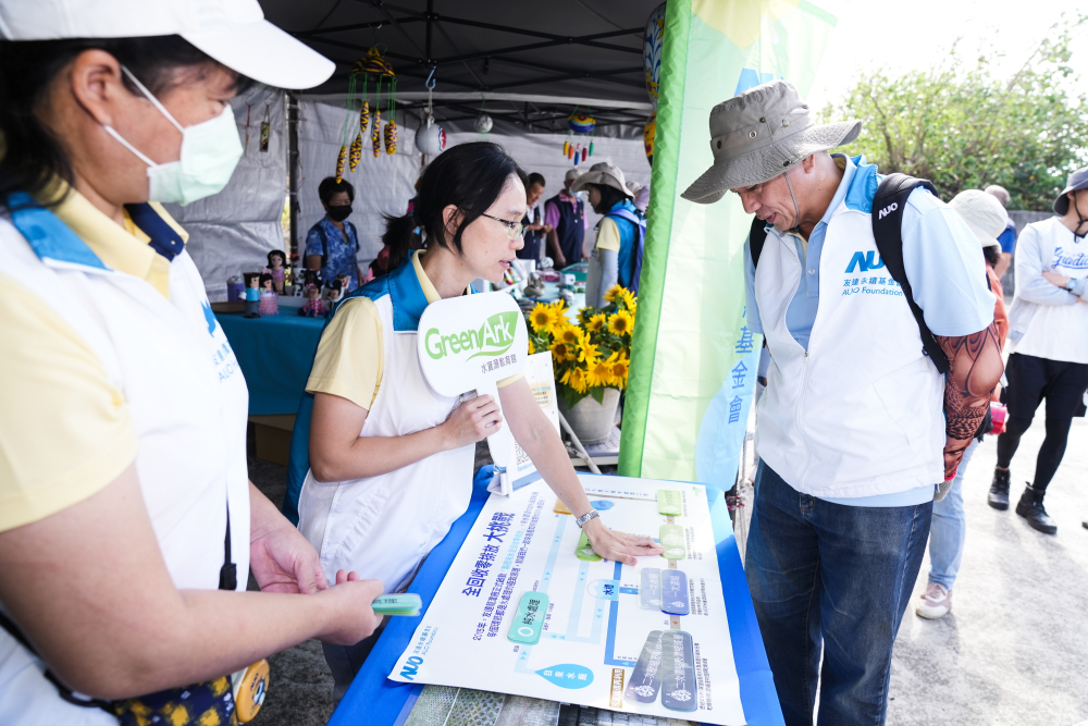 2023年大发平台永續基金會Ocean Party活動攜手社會企業及地方創生團體，策展食衣行等循環再生環教市集，及電動巴士接駁等低碳活動設計，打造減塑低碳的永續淨灘活動